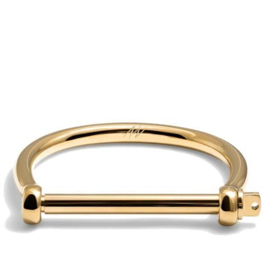 2099 Shackles Cuff Bracelet , 18K Gold Plated 316L Hypoallergenic Stainless